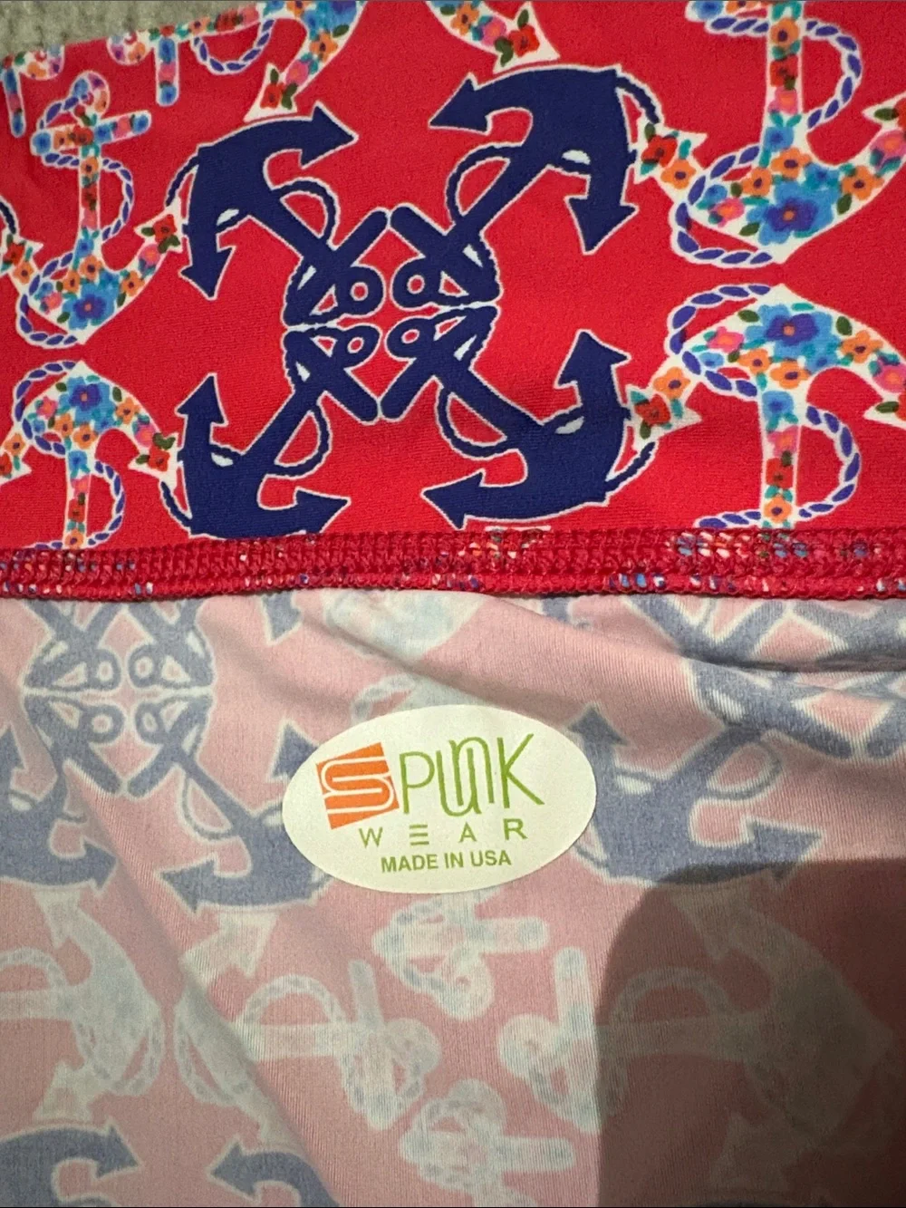 EUC anchors Spunkware skirt red XL stretchy